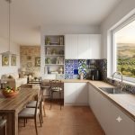 Patchwork di Caltagirone con piastrelle decorate a mano, piastrelle siciliane Made in Italy