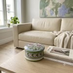 Scatola con Coperchio in Ceramica di Caltagirone Decorata a Mano