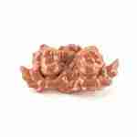 Coppia Angeli in Ceramica di Caltagirone Fatti a Mano, Idea Regalo di Natale (Rosa - Azzurro)
