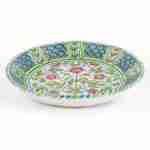 Piatto Decorativo in Ceramica di Caltagirone, fangotto Decorato a Mano