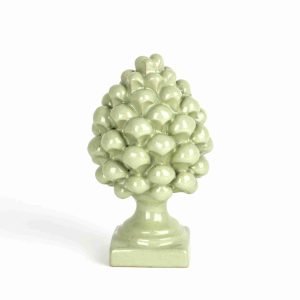 Pigna Tradizionale in Ceramica Artistica Fatta a Mano H cm 14