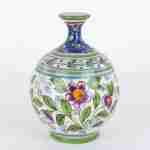 Vasetto Ornamentale in Ceramica siciliana Decorato a Mano