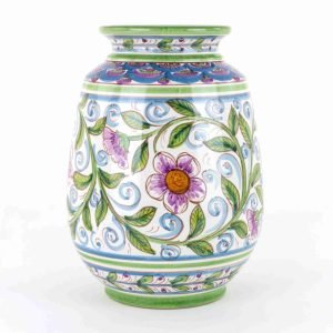 Vaso Ornamentale in Ceramica siciliana Decorato a Mano