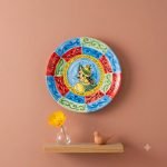 Piatto in ceramica di Caltagirone con i Paladini tipici del Carretto Siciliano