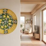 Piatto fangotto Decorativo in Ceramica (Ø cm 34) di Caltagirone, Decoro Limoni