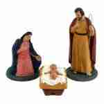 Presepe in terracotta, statuine presepe Natività in ceramica di Caltagirone, idee regalo per Natale