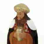 Set 3 Statuine Presepe Re Magi 3, presepe in terracotta dipinta a mano di Caltagirone, idee regalo di natale