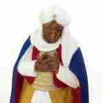 Set 3 Statuine Presepe Re Magi 3, presepe in terracotta dipinta a mano di Caltagirone, idee regalo di natale