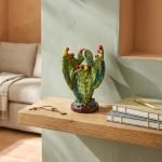 Palette di Fico d’india soprammobile in ceramica siciliana fatto a mano