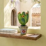 Ficodindia vasetto in Ceramica siciliana Fatto a Mano, fico d’india Vaso Caltagirone