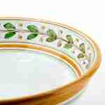 Ciotola per insalata in ceramica siciliana di Caltagirone decorata a mano