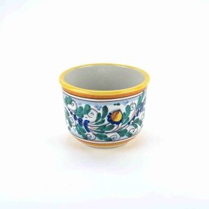 Portavaso di tipo retto Ø cm 16 in Ceramica di Caltagirone Fatto a Mano