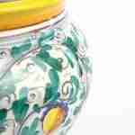 Portavaso diametro cm 34 in Ceramica di Caltagirone Fatto a Mano