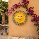 Sole Decorativo in Ceramica di Caltagirone (Ø cm 43) Fatto a Mano