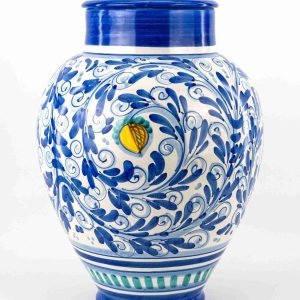 Vaso ornamentale porta essenze in ceramica di Caltagirone, profumatore di ambienti
