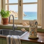 Colaposate con piattino in ceramica H cm 12 decoro ROSANTICA