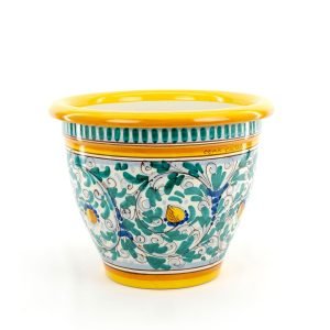 Portavaso in ceramica di Caltagirone