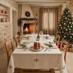 Piatto con falda Ø cm 32 in ceramica di Caltagirone decoro AGRIFOGLIO
