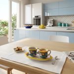 Set di due tazzine da caffè con vassoio decoro AMBRA